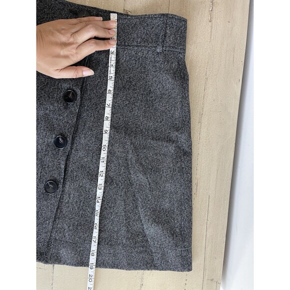 Massimo Dutti Wool Blend A line Skirt EU 36 US 4 Perfect for fall with boots - Picture 4 of 7